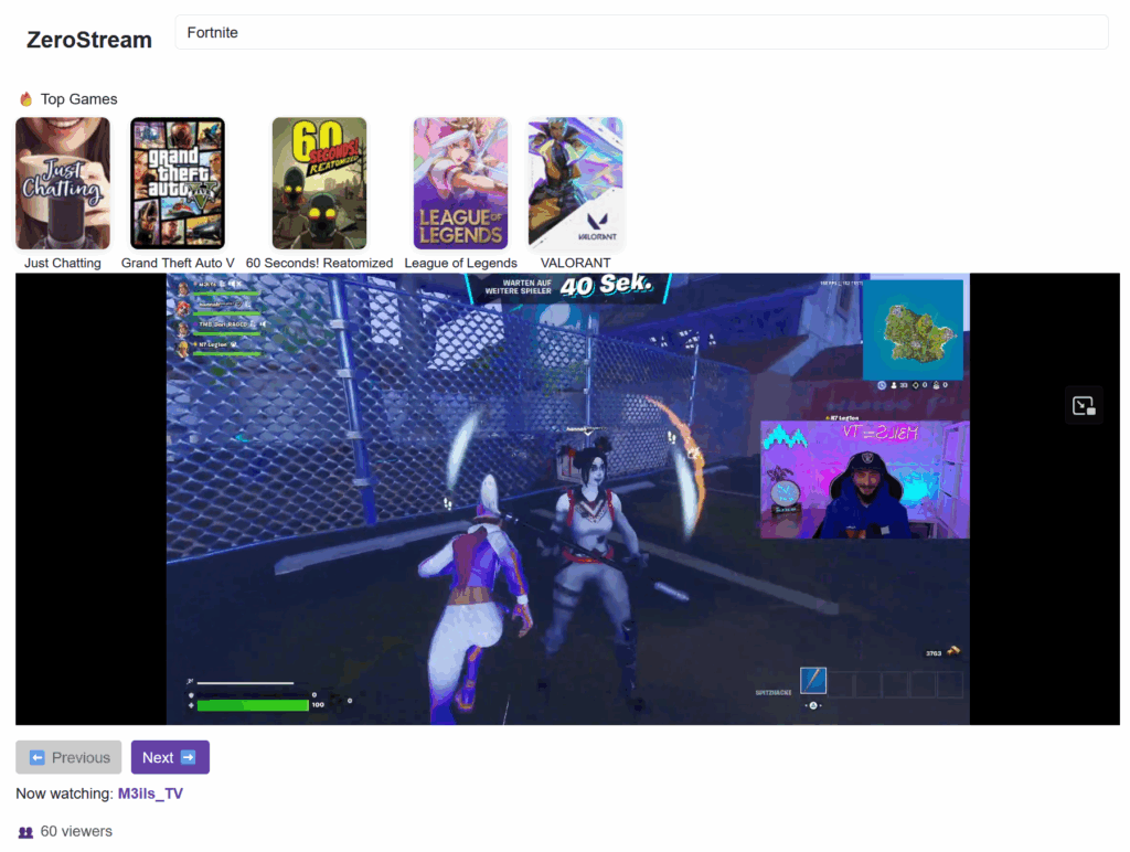 zero stream